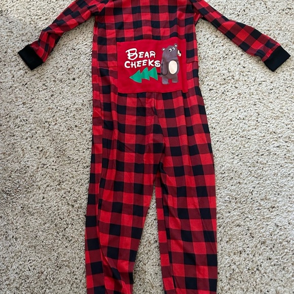 Patpat pajamas child size 8-9 Y buffalo plaid 1 piece new condition - Picture 2 of 3